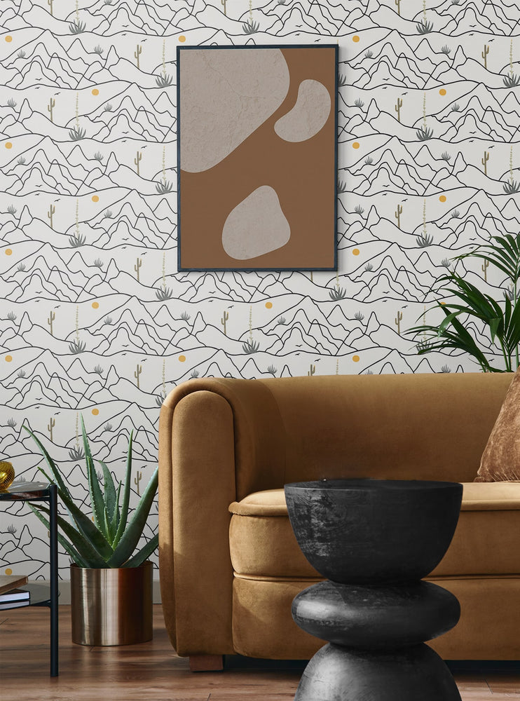 Desert Afternoon Peel and Stick Removable Wallpaper