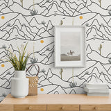 Desert Afternoon Peel and Stick Removable Wallpaper