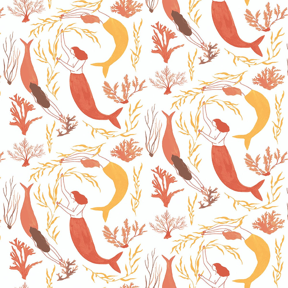140110WR Muses peel and stick wallpaper from Elana Gabrielle