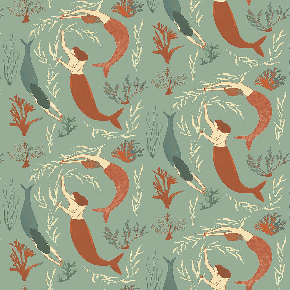 140111WR Muses peel and stick wallpaper from Elana Gabrielle
