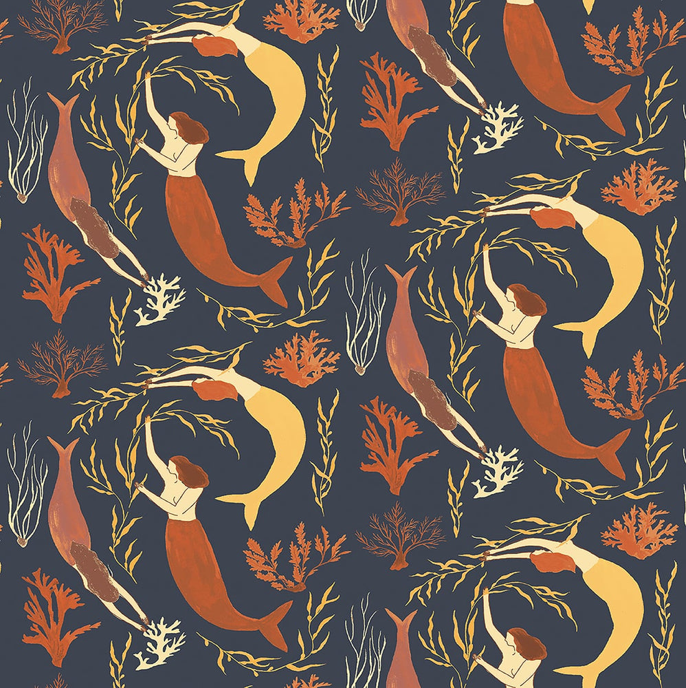 140112WR Muses peel and stick wallpaper from Elana Gabrielle