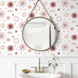 140120WR peel and stick wallpaper bathroom from Elana Gabrielle