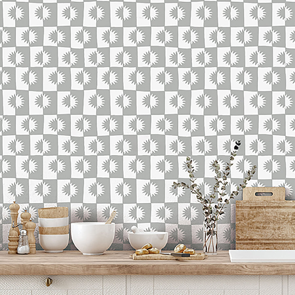 Sun peel and stick wallpaper decor 140131WR from Elana Gabrielle
