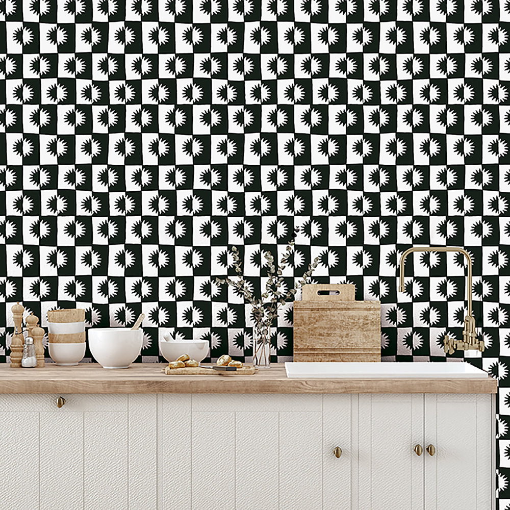 Sun peel and stick wallpaper decor 140134WR from Elana Gabrielle