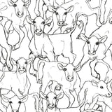 14106x iltavilli cow animal wallpaper from Marimekko Volume 5