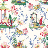 Chinoiserie peel and stick wallpaper 150100WR from Harrison Howard