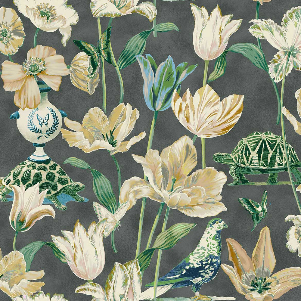 150112WR floral peel and stick wallpaper from Harrison Howard