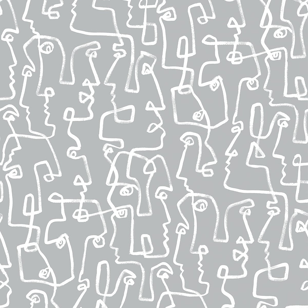 Abstract peel and stick wallpaper 160010WR from Surface Style
