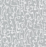 Gestures Abstract Peel and Stick Removable Wallpaper