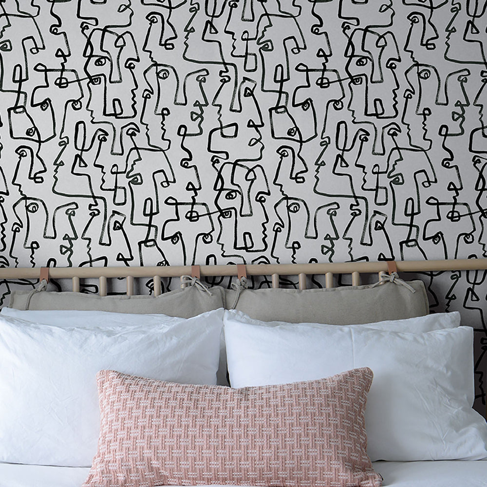 
                  
                    Abstract peel and stick wallpaper bedroom 160011WR from Surface Style
                  
                