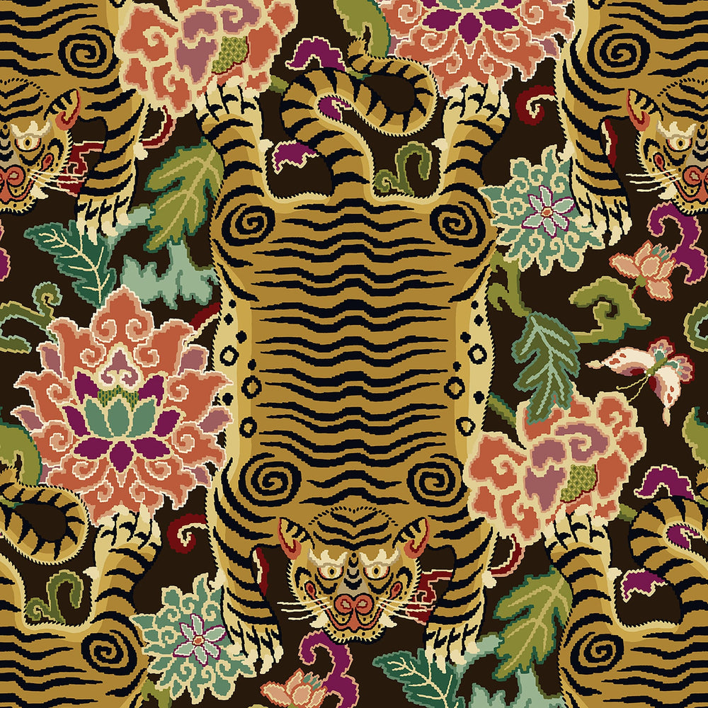 Tiger Eye Peel and Stick Removable Wallpaper