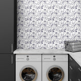 160060WR dog peel and stick wallpaper laundry room from Surface Style
