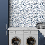 160061WR dog peel and stick wallpaper laundry room from Surface Style