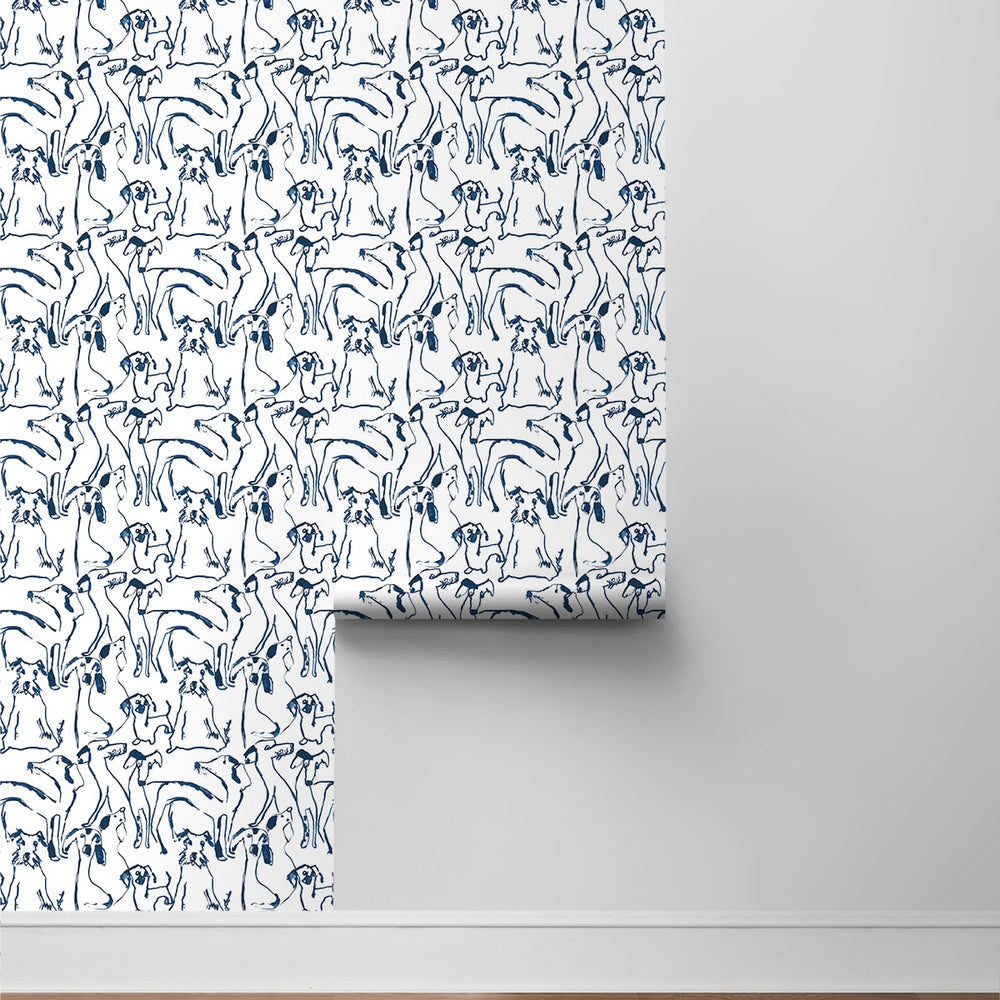 
                  
                    160061WR dog peel and stick wallpaper roll from Surface Style
                  
                