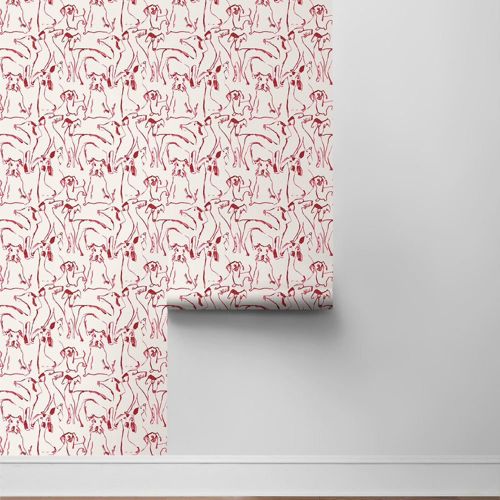 
                  
                    160062WR dog peel and stick wallpaper roll from Surface Style
                  
                