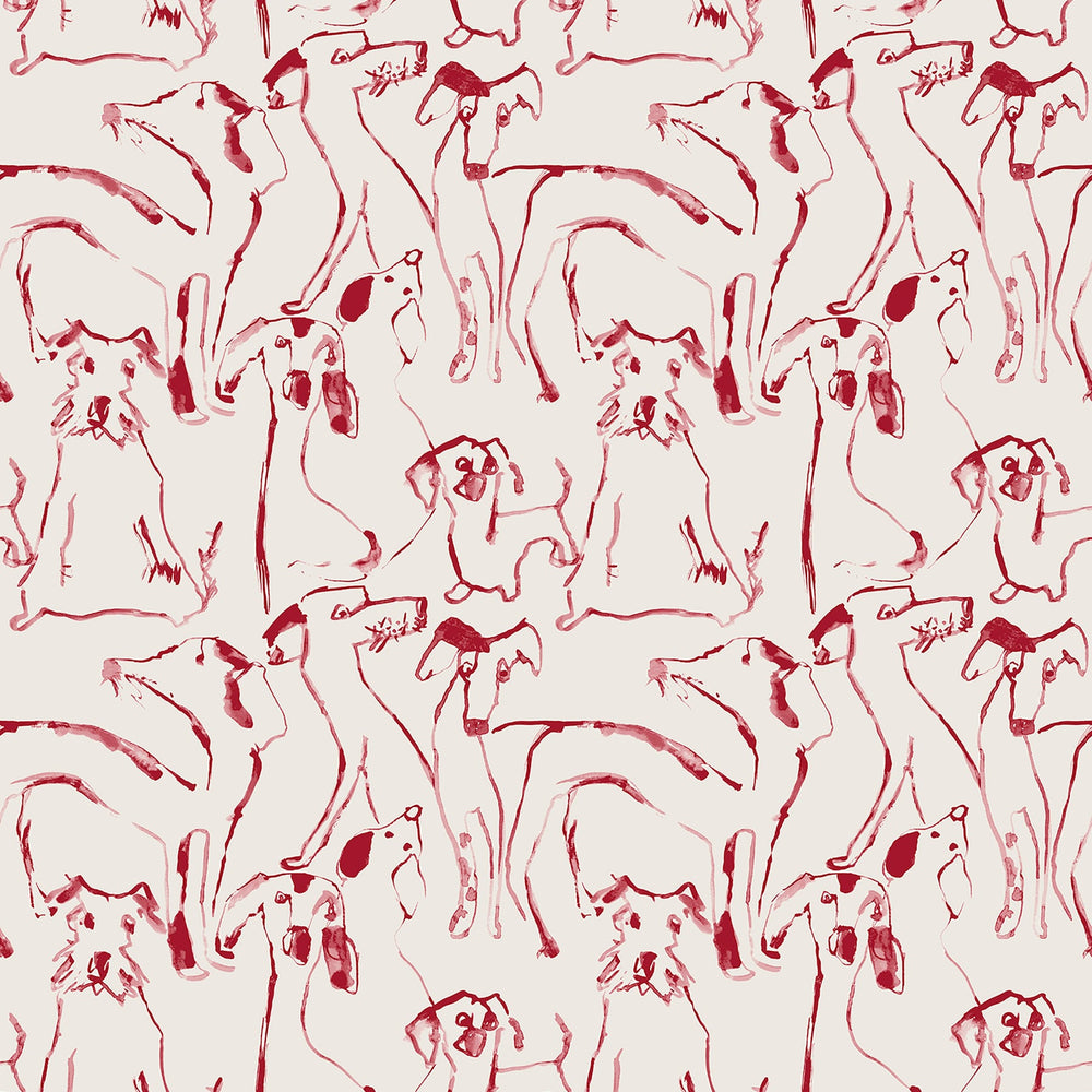 Dog peel and stick wallpaper 160062WR from Surface Style