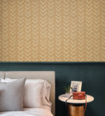 160111WR abstract peel and stick wallpaper bedroom from Surface Style