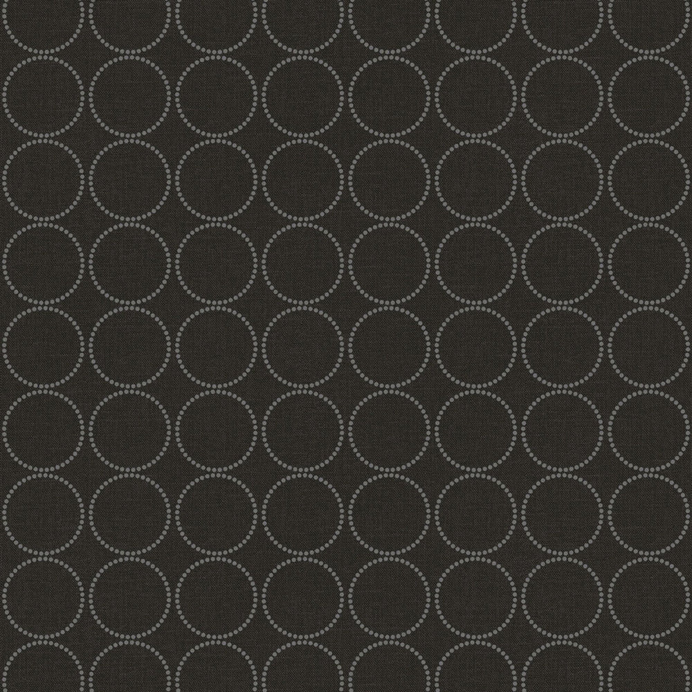 1820900 polka dot circle geometric wallpaper from the Black & White collection by Etten Gallerie
