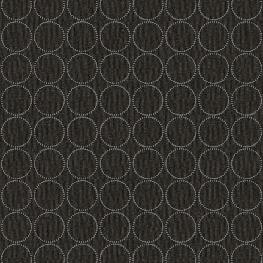 Black & White Small Polka Dot Ring Geometric Wallpaper