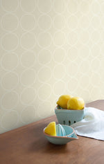 1820910 polka dot circle geometric wallpaper decor from the Black & White collection by Etten Gallerie