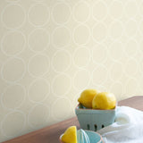 1820910 polka dot circle geometric wallpaper decor from the Black & White collection by Etten Gallerie