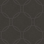 Black & White Polka Dot Ring Geometric Wallpaper