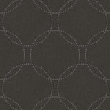 1821000 polka dot geometric wallpaper from the Black & White wallpaper collection by Etten Gallerie
