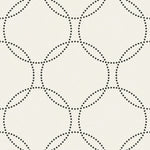 1821010 polka dot geometric wallpaper from the Black & White wallpaper collection by Etten Gallerie