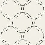 1821010 polka dot geometric wallpaper from the Black & White wallpaper collection by Etten Gallerie