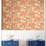 CR20807 Jasper floral wallpaper decor from the Island collection by Carl Robinson