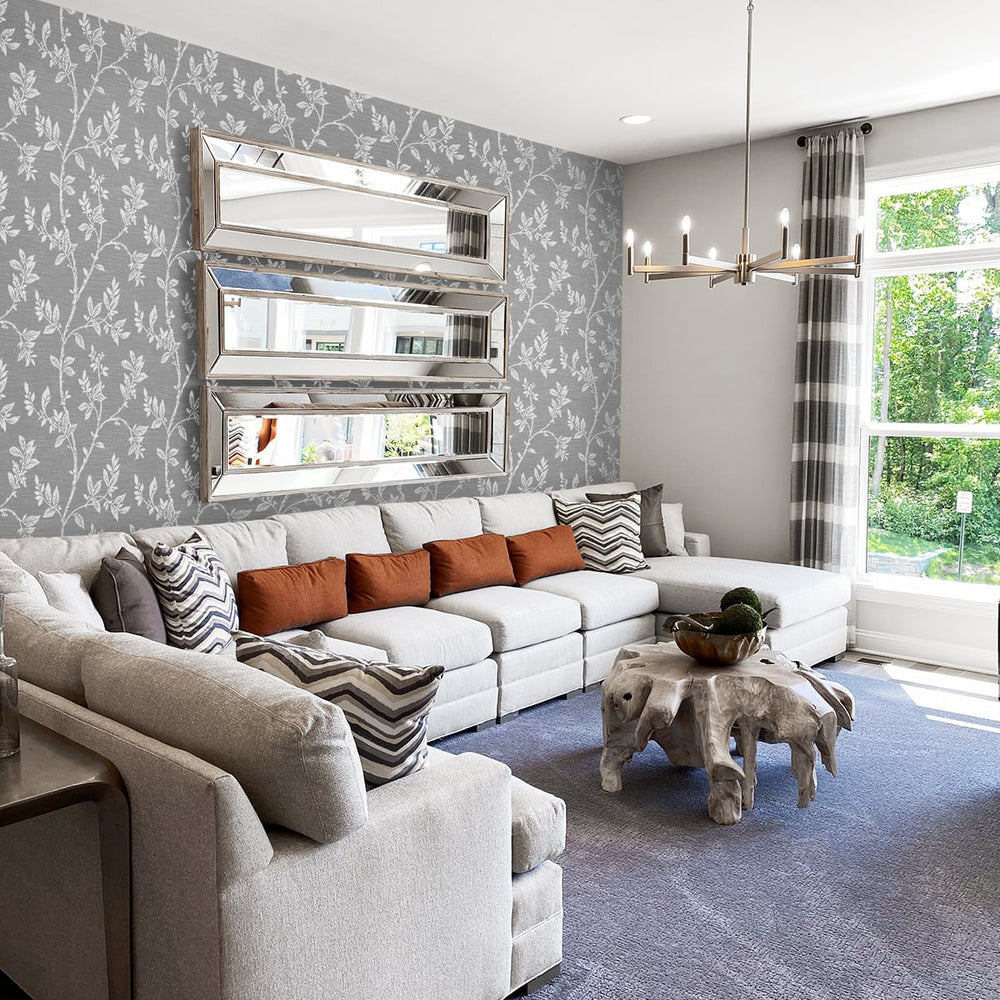 
                  
                    2231108 leaf trail glass bead wallpaper living room from the Essential Textures collection by Etten Gallerie
                  
                