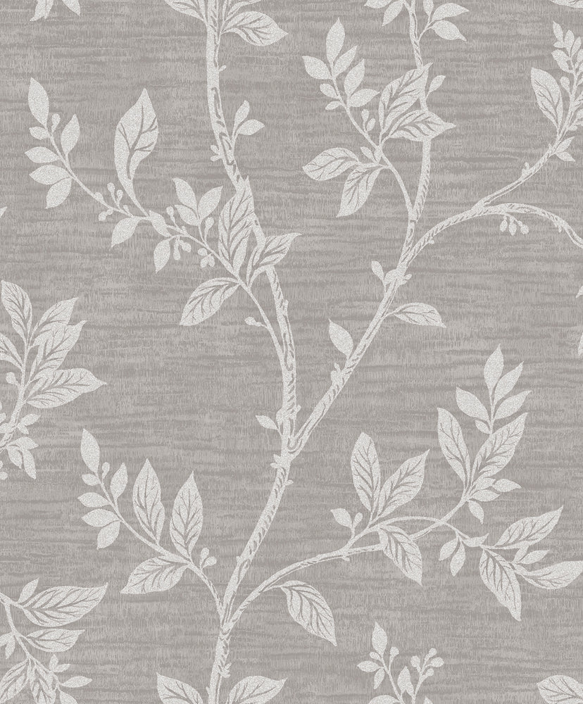 2231108 leaf trail glass bead wallpaper from the Essential Textures collection by Etten Gallerie
