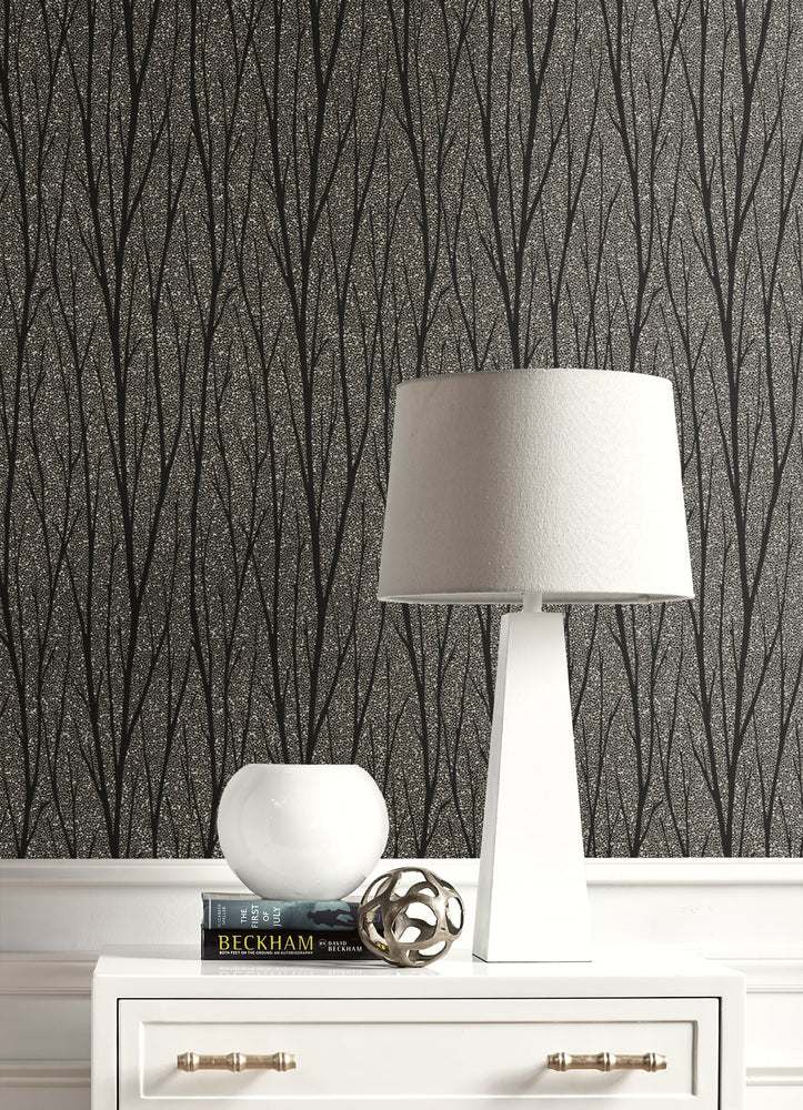 2232110 birch trail tree wallpaper decor from the Essential Textures collection by Etten Gallerie