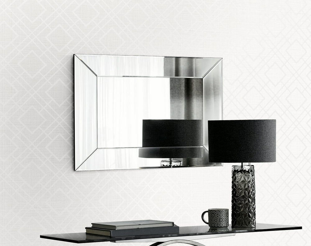 2232200 diamond lattice geometric wallpaper decor from the Essential Textures collection by Etten Gallerie