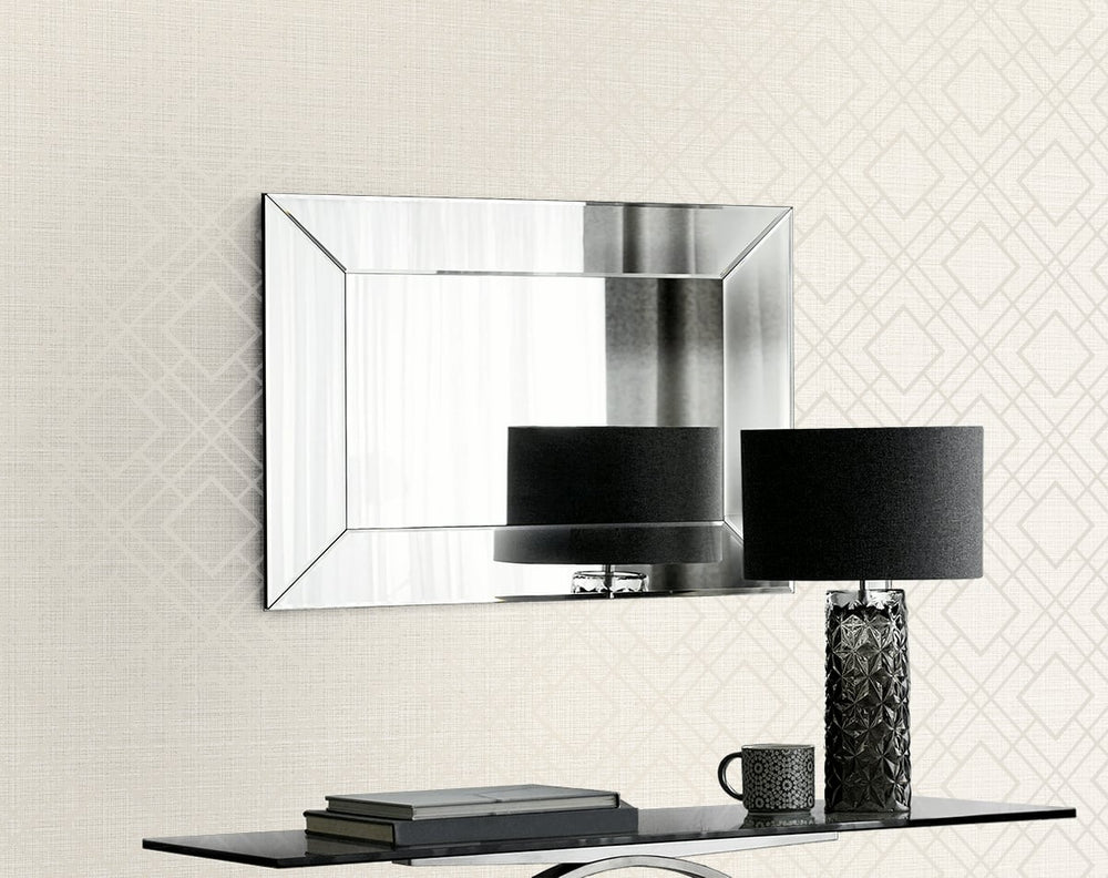2232203 diamond lattice geometric wallpaper decor from the Essential Textures collection by Etten Gallerie