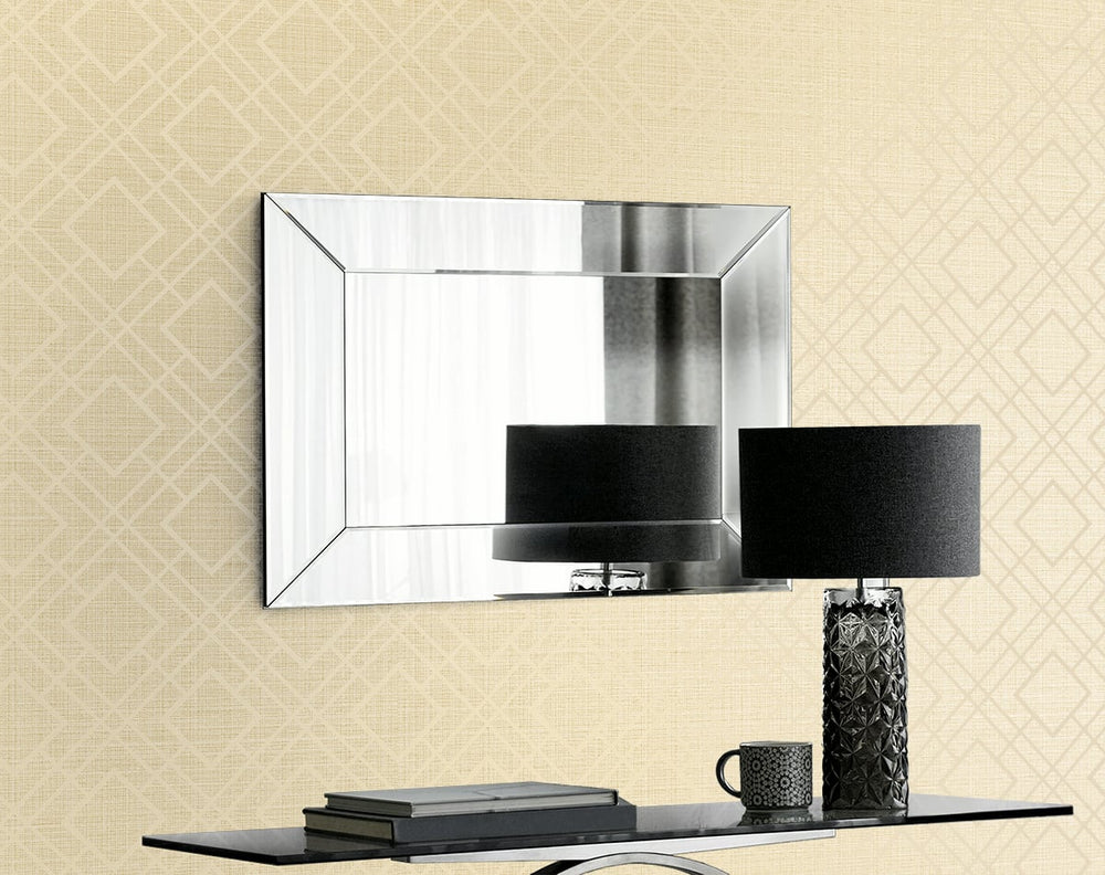 2232205 diamond lattice geometric wallpaper decor from the Essential Textures collection by Etten Gallerie