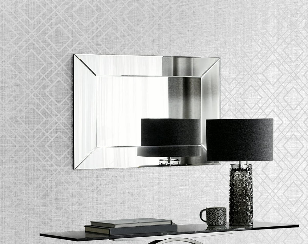 2232217 diamond lattice geometric wallpaper decor from the Essential Textures collection by Etten Gallerie