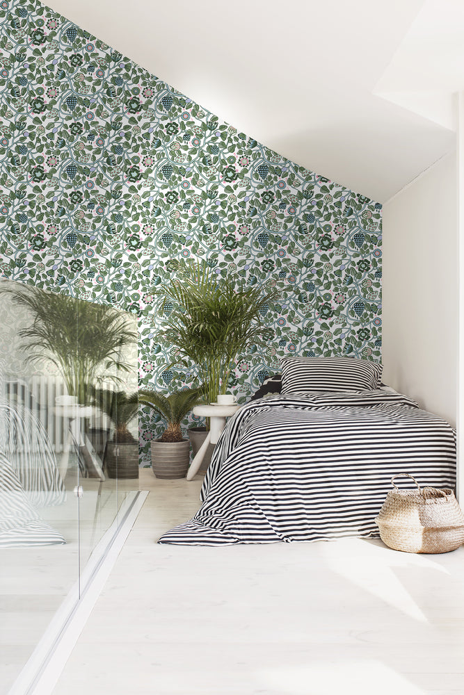 JV Wallcoverings Marimekko Vol. 5 Pieni Tiara Botanical Wallpaper