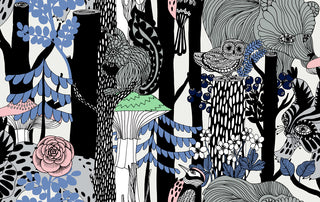 Marimekko Vol. 5 Pikkuveljekset Abstract Unpasted Wallpaper