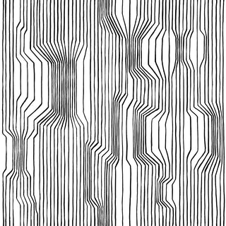 Marimekko Vol. 5 Frekvenssi Striped Unpasted Wallpaper