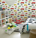 Childrens Bedroom with Marimekko Volume 5 Boboo Car Wallpaper