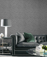 5372-10 faux brick paintable wallpaper living room from the RollOver collection by Erismann