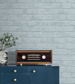 5372-10 faux brick paintable wallpaper decor from the RollOver collection by Erismann