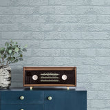 5372-10 faux brick paintable wallpaper decor from the RollOver collection by Erismann