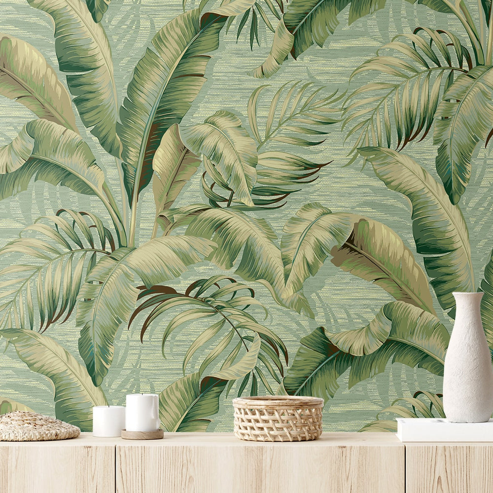 
                  
                    Palm leaf peel and stick wallpaper decor  802800WR from Tommy Bahama Home
                  
                