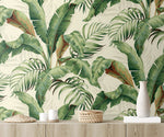 Palm leaf peel and stick wallpaper decor 802802WR from Tommy Bahama Home