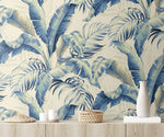 Palm leaf peel and stick wallpaper decor 802803WR from Tommy Bahama Home