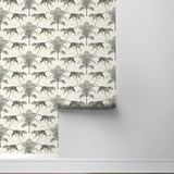 Tiger peel and stick wallpaper roll 802811WR from Tommy Bahama Home