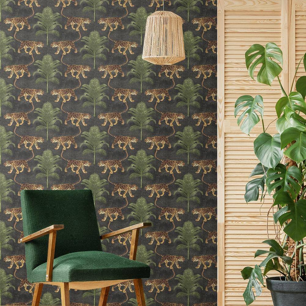 
                  
                    Tiger peel and stick wallpaper accent 802812WR from Tommy Bahama Home
                  
                
