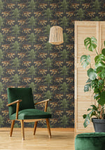 Tiger peel and stick wallpaper accent 802812WR from Tommy Bahama Home